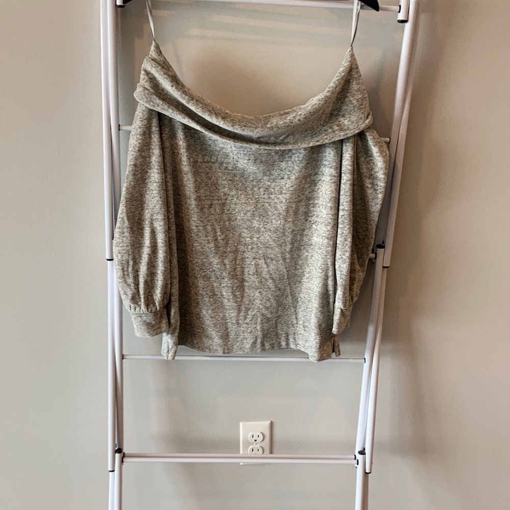 Off the shoulder sweater
